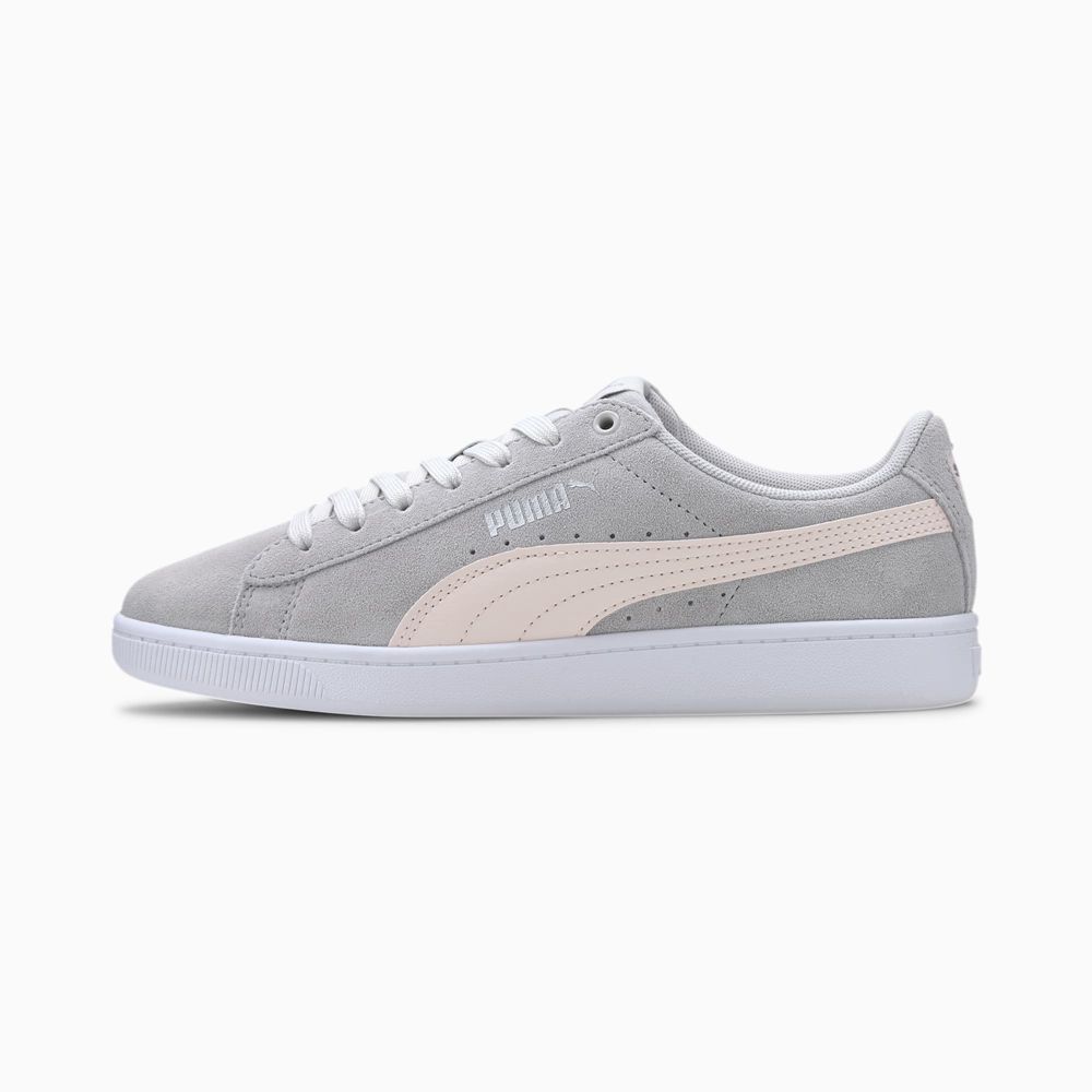 Puma Vikky v2 Suede Lány Sportcipő - Szürke Lila/Rózsaszín/Titán ( Hungary - XWHED3651 )
